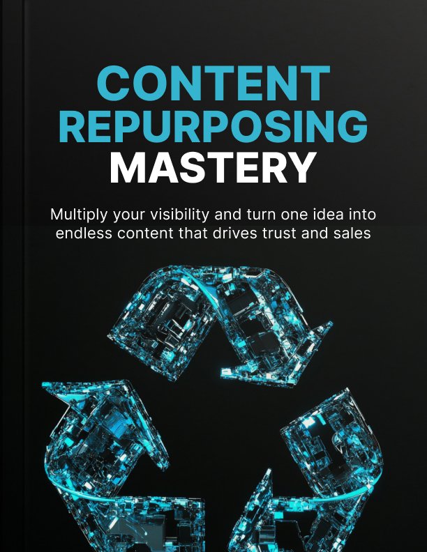 content repurposing mastery cover Content Repurposing Mastery cover