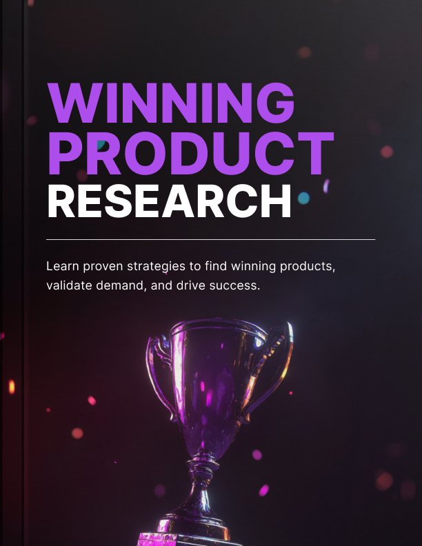 winning product research cover Winning Product Research cover