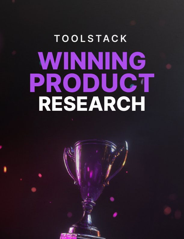 winning product research toolstack cover Winning Product Research - Toolstack cover
