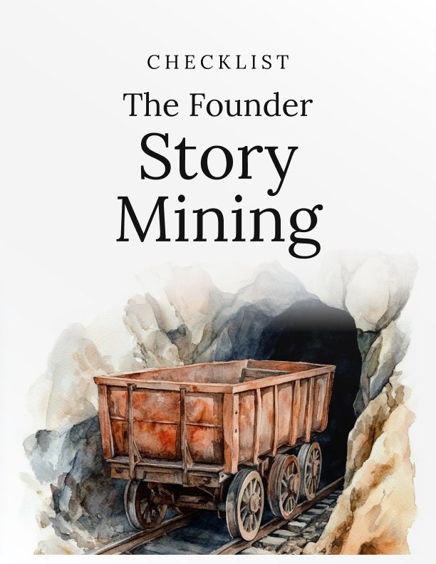 The Founder Story Mining cover