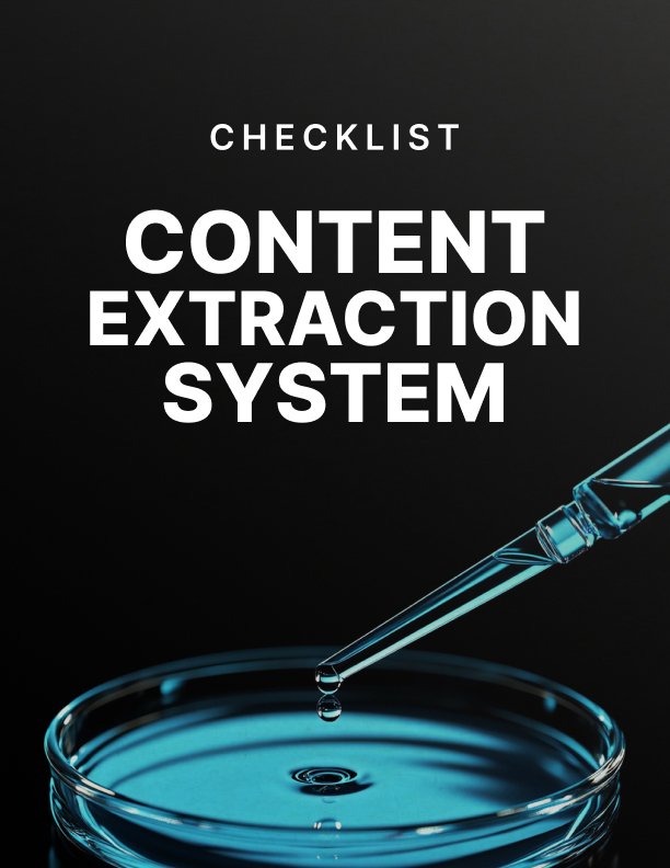 content extraction system cover Content Extraction System cover