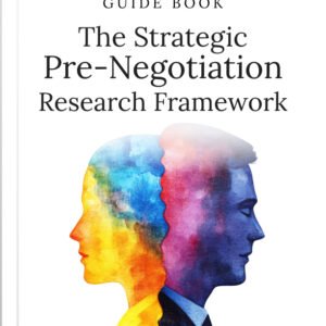 The Strategic Pre-Negotiation Research Framework cover