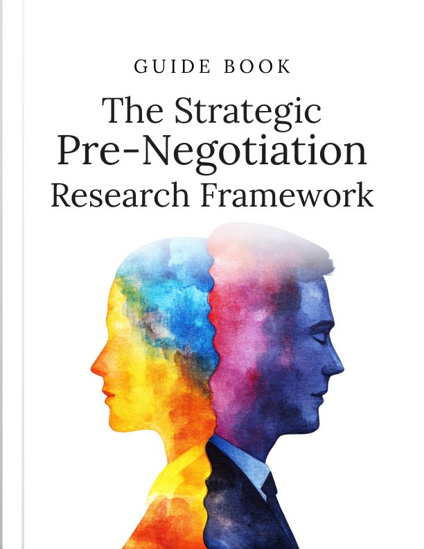 the strategic pre negotiation research framework cover The Strategic Pre-Negotiation Research Framework cover