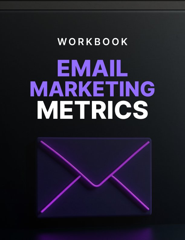 email marketing metrics workbook cover Email Marketing Metrics - Workbook cover