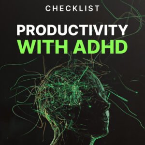 Productivity with ADHD - Checklist cover
