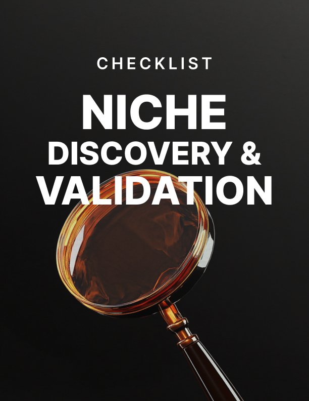 niche discovery and validation cover Niche Discovery and Validation cover