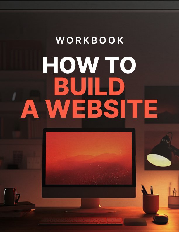 how to build a website workbook cover How to Build a Website - Workbook cover