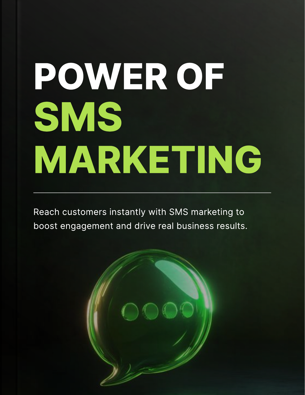 power of sms marketing cover Power of SMS Marketing cover