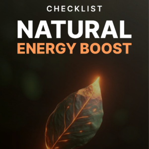 Natural Energy Boost - Checklist cover