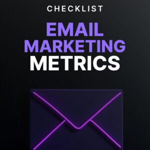 Email Marketing Metrics - Checklist cover
