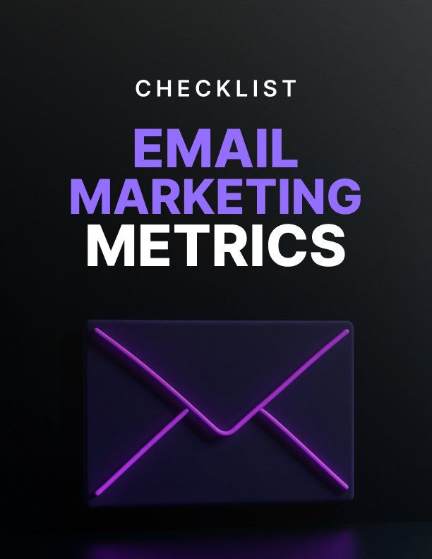 Email Marketing Metrics - Checklist cover