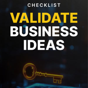 Validate Business Ideas - Checklist cover
