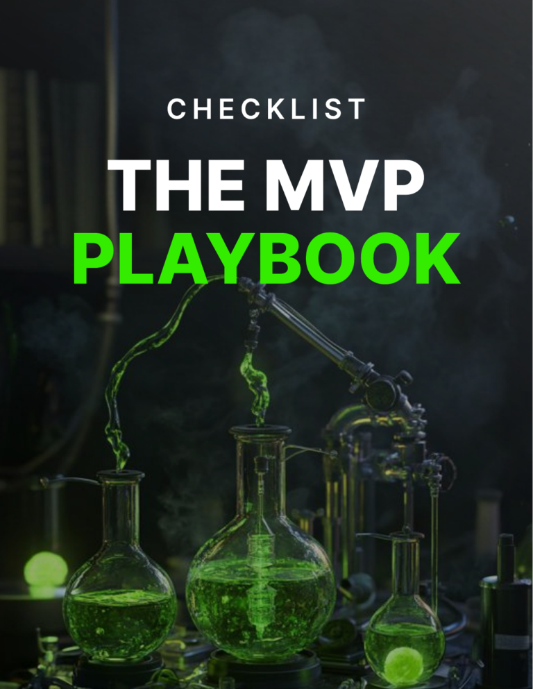 The MVP Playbook - Checklist cover