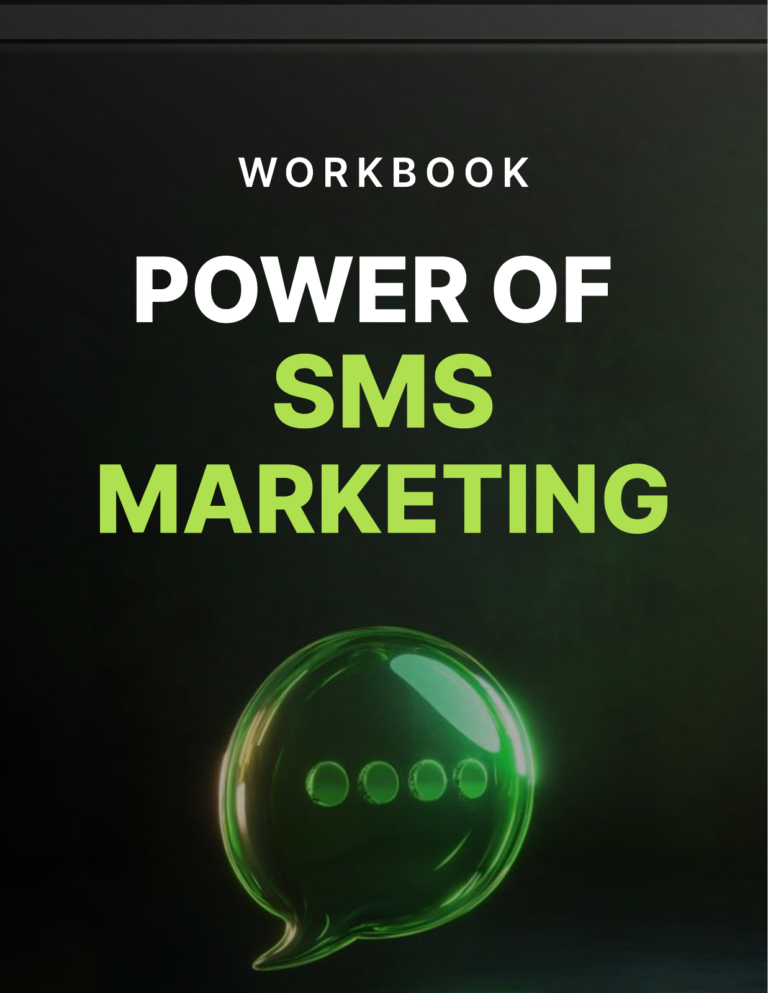 Power of SMS Marketing - Workbook cover