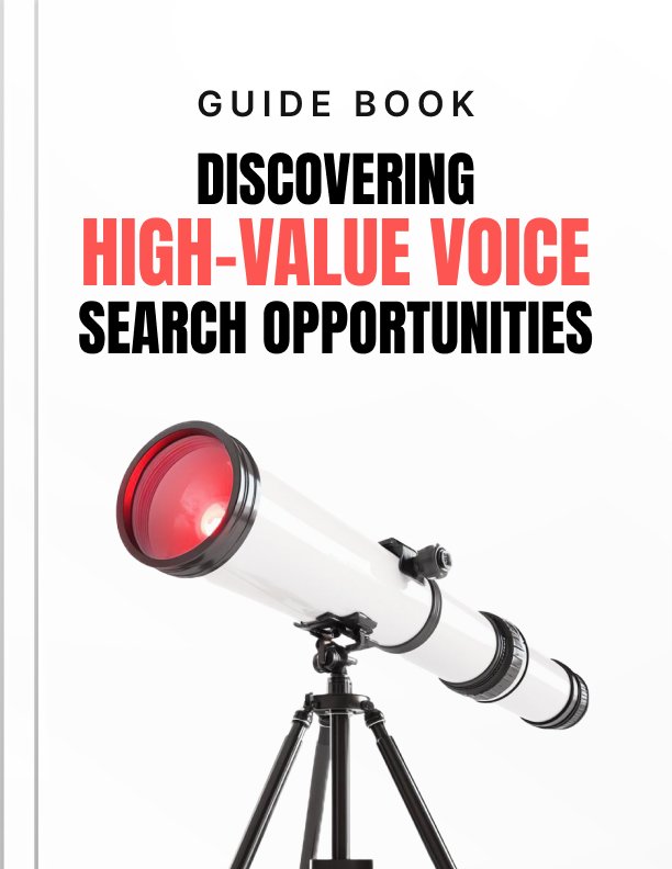 Discovering High-Value Voice Search Opportunities cover