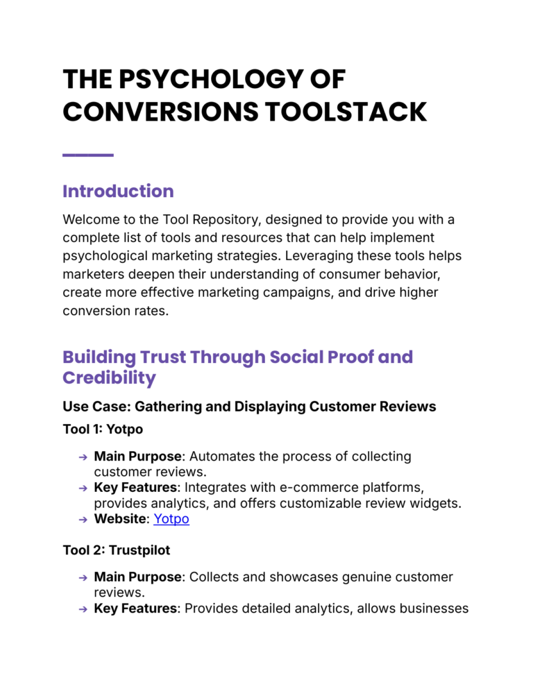 The Psychology of Conversions - Toolstack cover