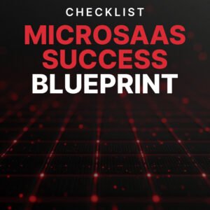 MicroSaaS Success Blueprint - Checklist cover