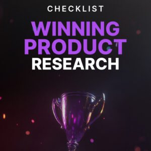 Winning Product Research - Checklist cover