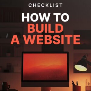 How to Build a Website - Checklist cover