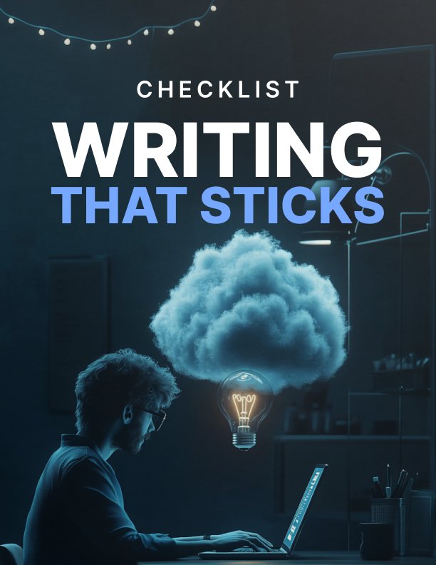 Writing That Sticks - Checklist cover