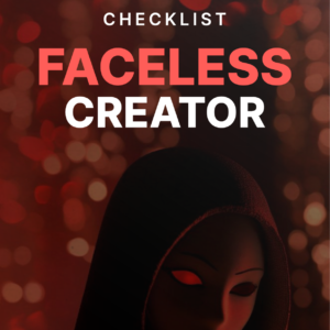 Faceless Creator - Checklist cover