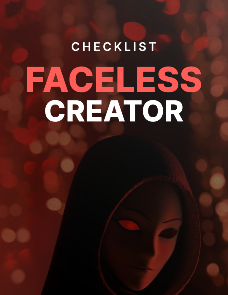 Faceless Creator - Checklist cover