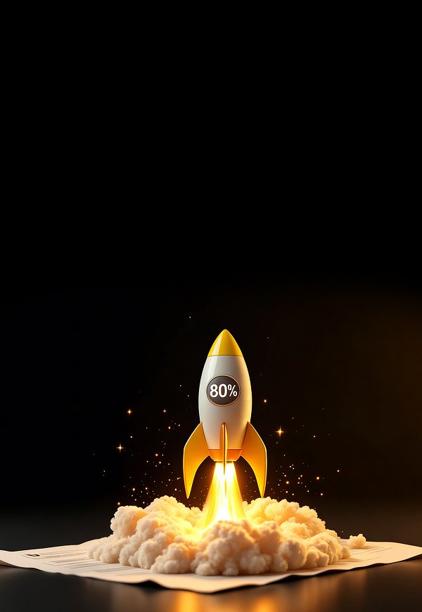 Get 80% Ready Content from AI on First Try artwork Get 80% Ready Content from AI on First Try